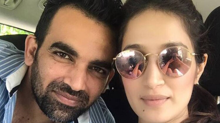 जहीर खान और सागरिका घाटगे 