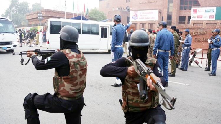 लाहौर टी-20 मैच में सुरक्षा इंतजाम 