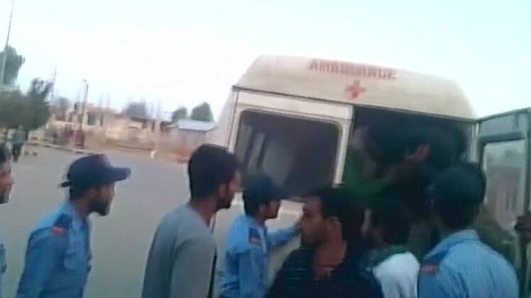 पुलिस चौकी पर आतंकी  हमला