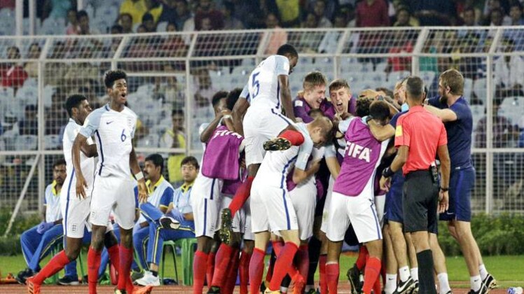 कोलकाता में इंग्लैंड ने  जीता ब्राजील के खिलाफ सेमीफाइनल मुकाबला 