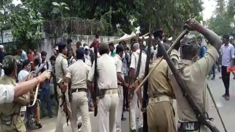 सिपाही भर्ती में आए अभ्यर्थियों ने पटना सचिवालय हॉल्ट पर किया हंगामा