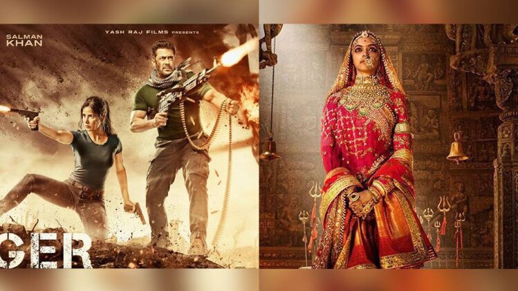 टाइगर जिंदा है और पद्मावती पोस्टर 