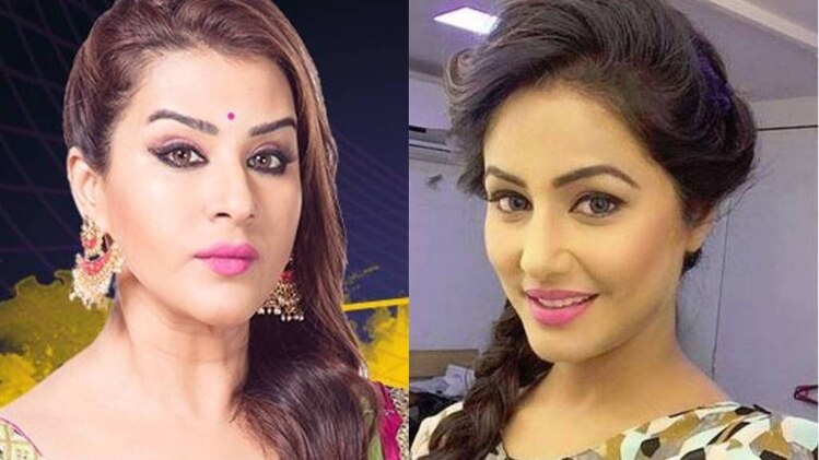 श‍िल्पा श‍िंदे और हिना खान 