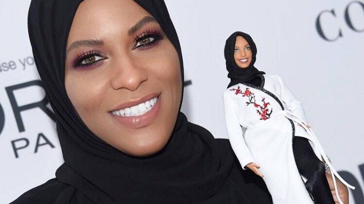 हिजाब में बार्बी डॉल