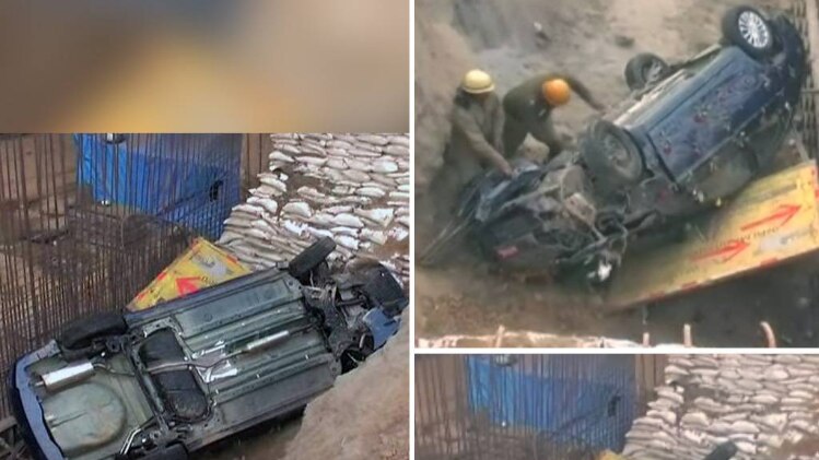 दुर्घटनाग्रस्त कार 