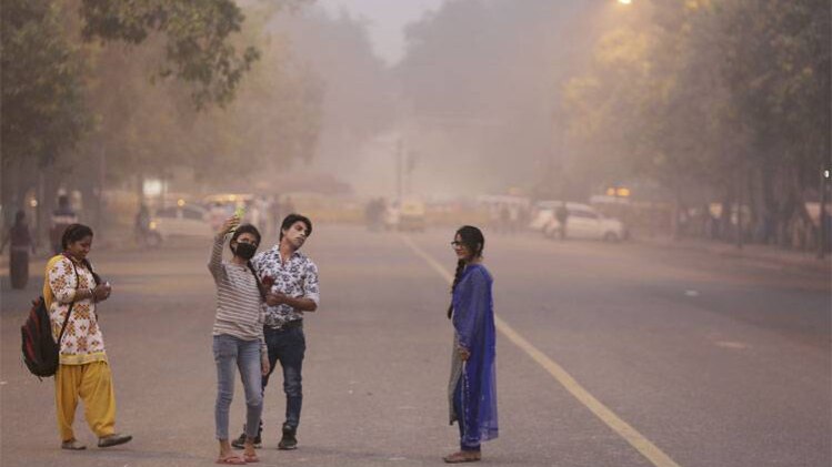 दिल्ली में धुंध (फाइल) 