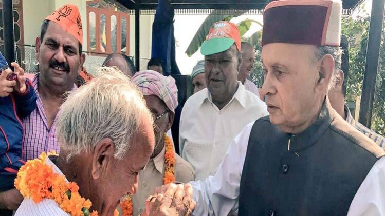 हिमाचल में बीजेपी के सीएम चेहरा प्रेम सिंह धूमल