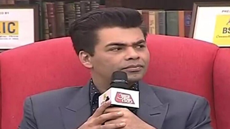 साहित्य आजतक में करण जौहर 