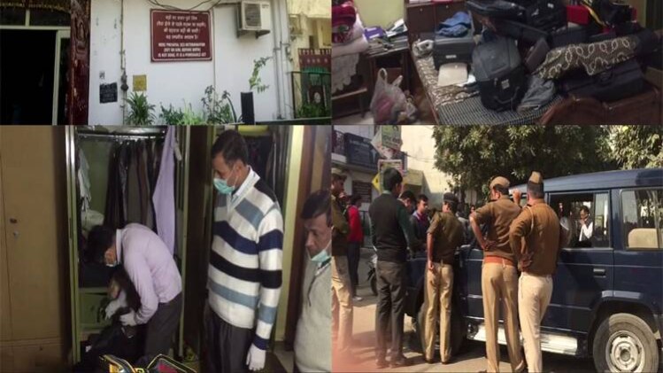 लूट के बाद बदमाश सीसीटीवी का डीवीआर भी उठा ले गए