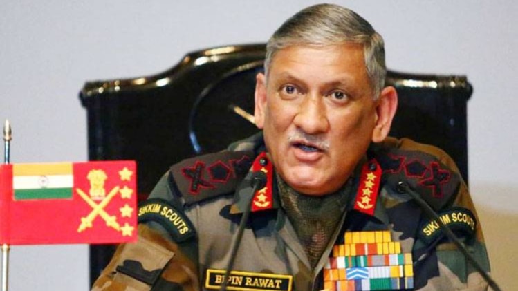 सेना प्रमुख बिपिन रावत 
