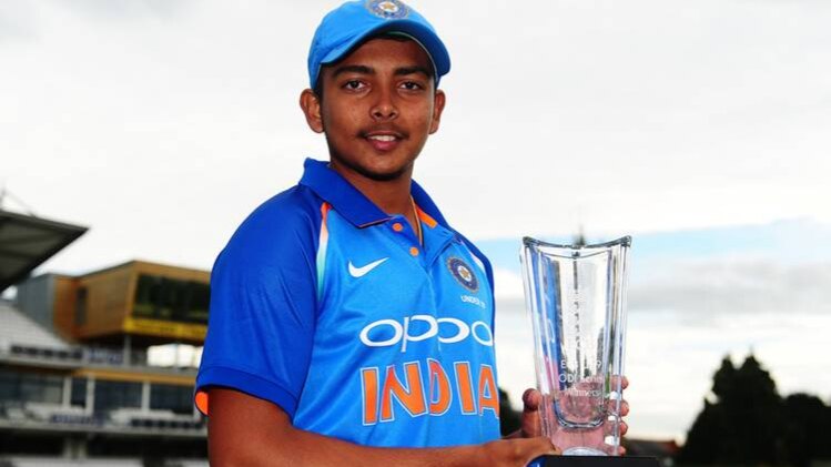 पृथ्वी शॉ