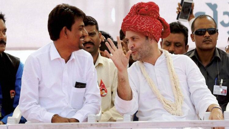 राहुल गांधी  और अल्पेश ठाकोर