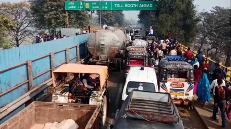 बिहार में RJD का बंद 