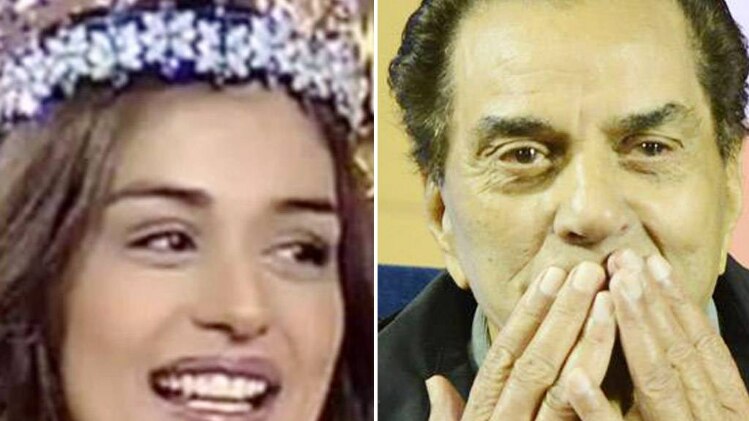 मानुषी छिल्लर, धर्मेंद्र