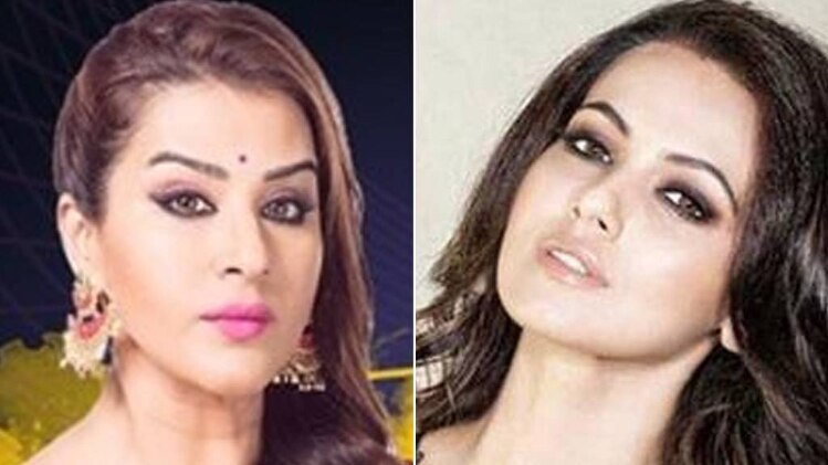 शिल्पा शिंदे और सना खान 