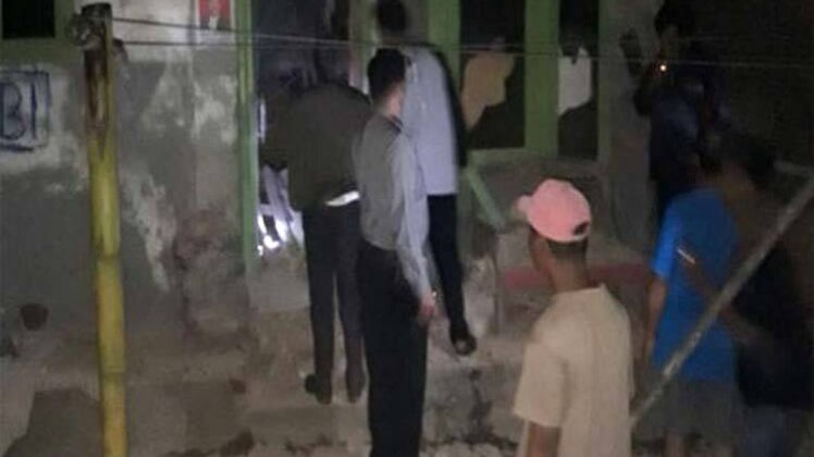 भूकंप से कई इमारतों को नुकसान