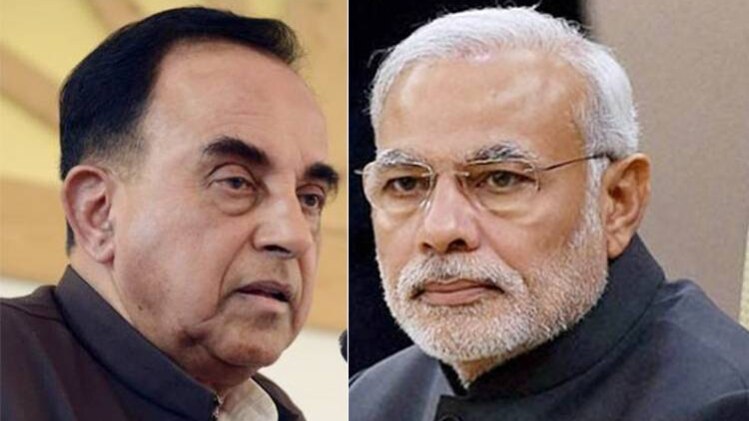 सुब्रमण्यम स्वामी और पीएम मोदी