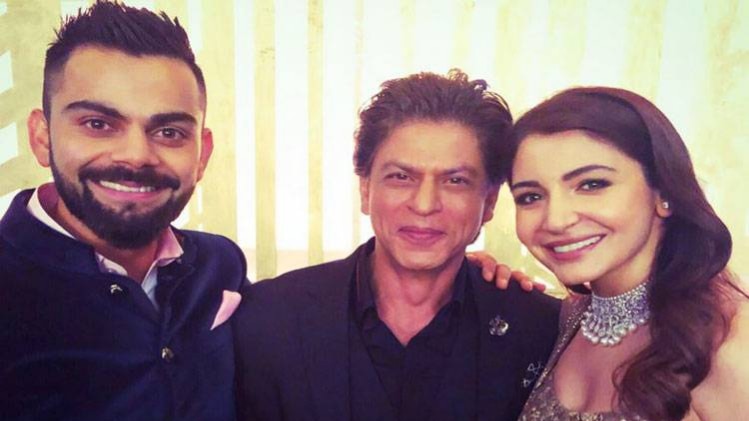 शाहरुख के साथ विराट-अनुष्का