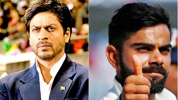  शाहरुख खान और विराट कोहली 