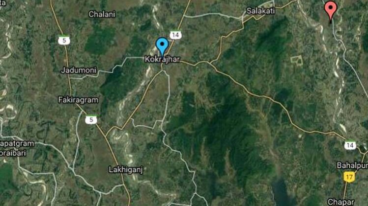असम के कोकराझार में आया भूकंप