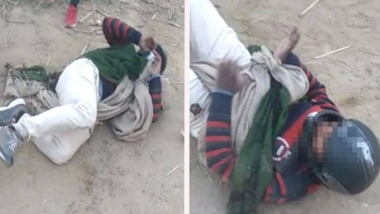 दलित की पिटाई का वीडियो वायरल.