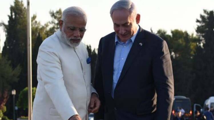 भारतीय पीएम मोदी और इजरायली पीएम बेंजामिन नेतान्याहू
