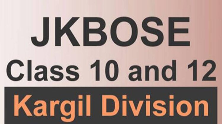 JKBOSE class 10 and 12 Kargil division results