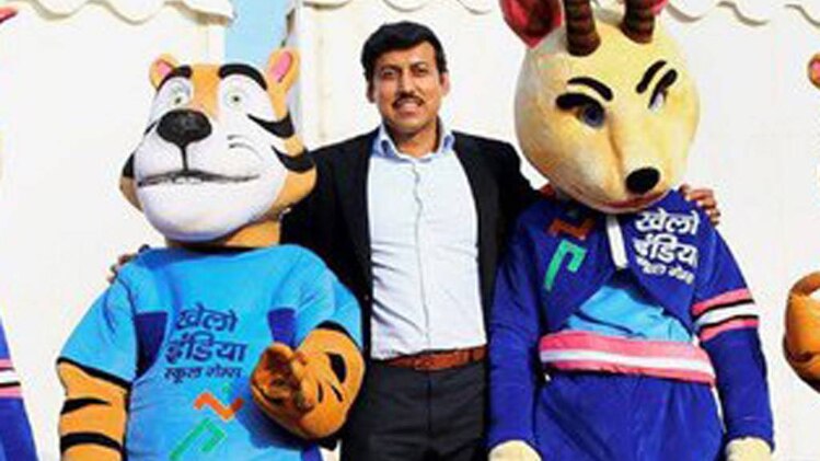 खेल मंत्री राज्यवर्धन सिंह राठौड़