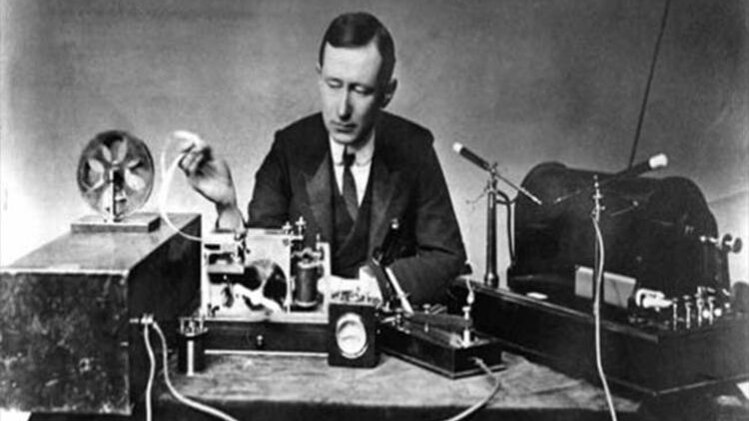 First public radio broadcast