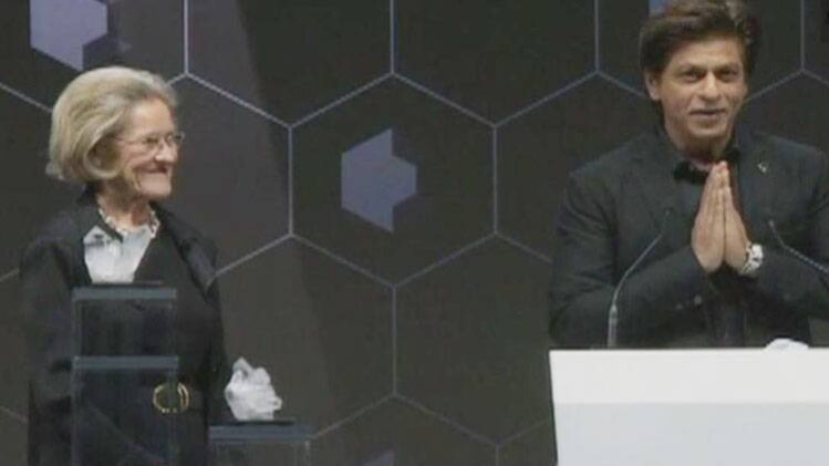 स्व‍िट्जरलैंड  में शाहरुख 