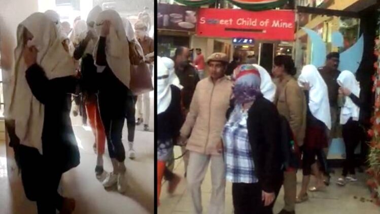 स्पा सेंटर से जिस्मफरोशी में लिप्त 8 युवतियां गिरफ्तार