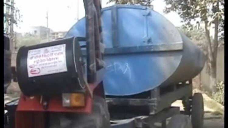 पानी के टैंकर में बना था अलग पार्टीशन