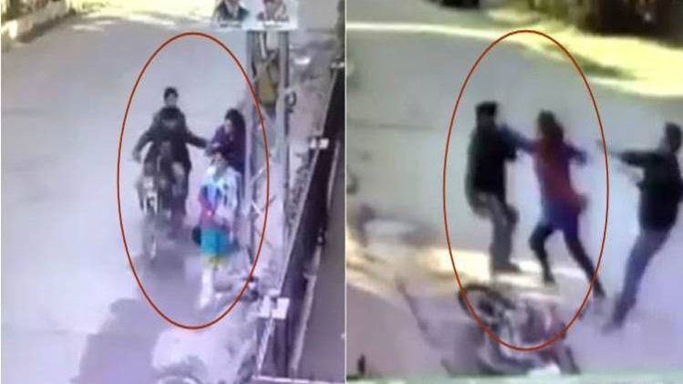 घटना का वीडियो सीसीटीवी में कैद