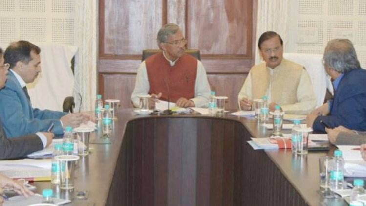 महेश शर्मा के साथ सीएम रावत की बैठक 