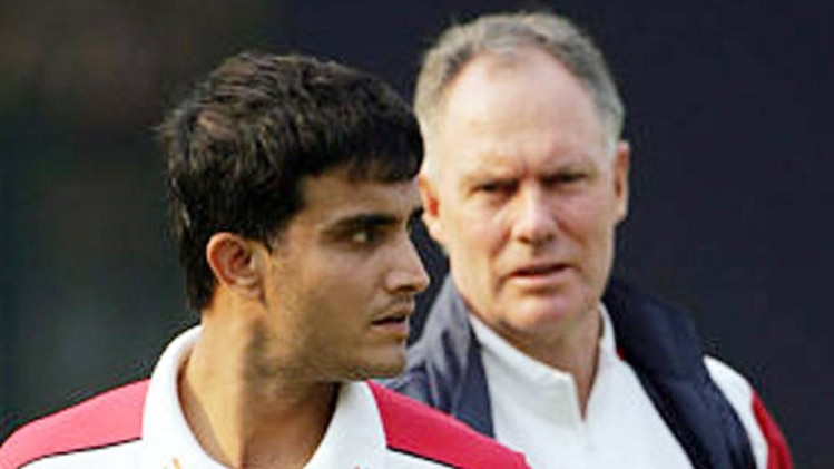 सौरव गांगुली और ग्रेग चैपल 