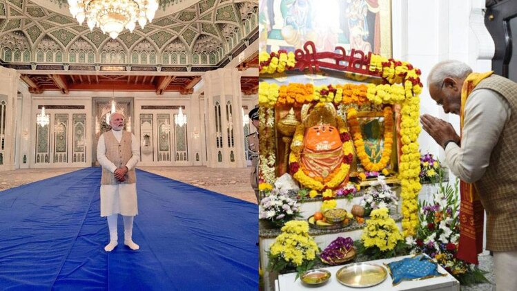 मंदिर में पूजा के बाद मस्जिद पहुंचे मोदी
