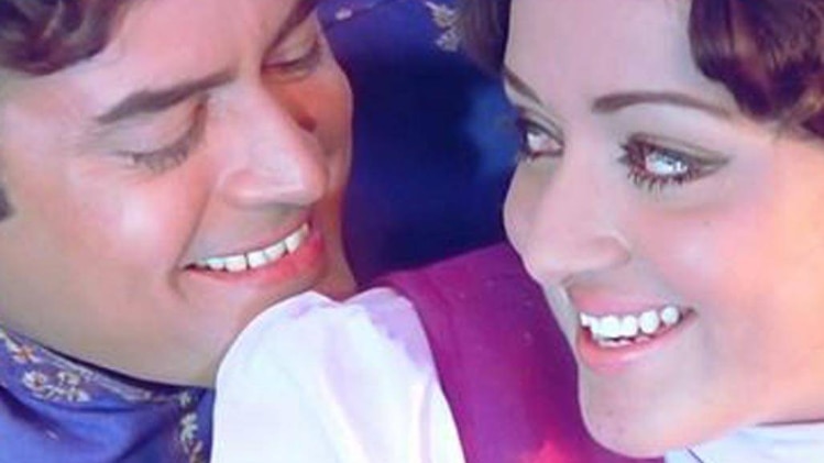 संजीव कुमार और हेमा मालिनी 