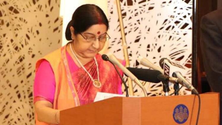 भारतीय विदेश मंत्री सुषमा स्वराज (ट्विटर) 