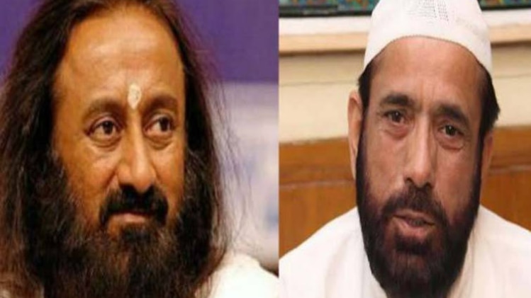 श्री श्री रविशंकर और मौलाना तौकीर रजा