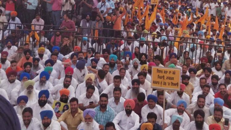 अमरिंदर सरकार के खिलाफ शिअद का मार्च