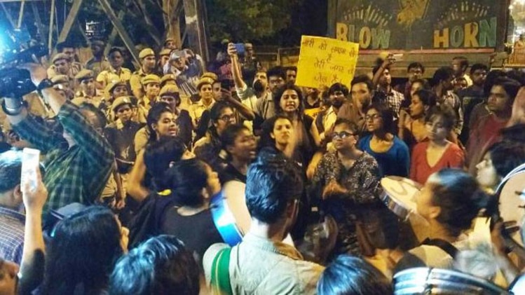 JNU छात्रों का हंगामा