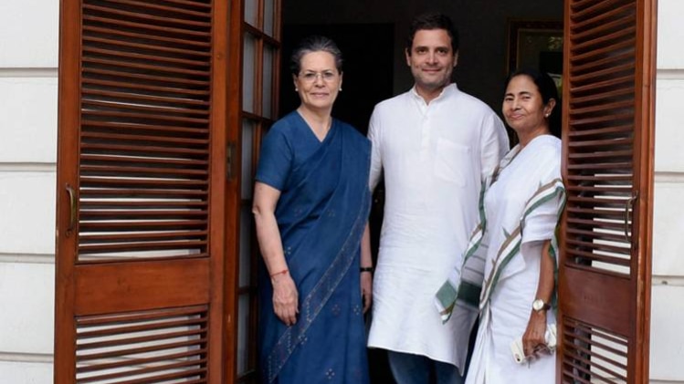 सोनिया गांधी, राहुल गांधी और ममता बनर्जी