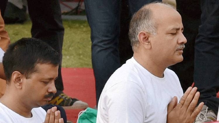 मनीष सिसोदिया और अरविंद केजरीवाल