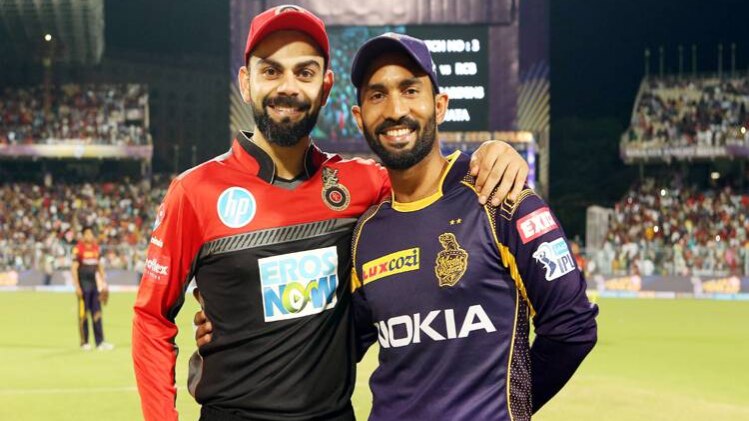 विराट कोहली और दिनेश कार्तिक (फोटो- BCCI)