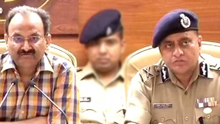 प्रधान सचिव गृह अरविंद कुमार और डीजीपी ओपी सिंह