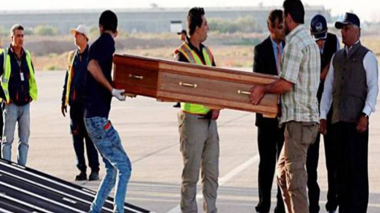 इराक से वीके सिंह के नेतृत्व में लाए गए थे शव