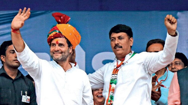 नए तेवर चुनाव प्रचार के दौरान राहुल के साथ अमित चावड़ा