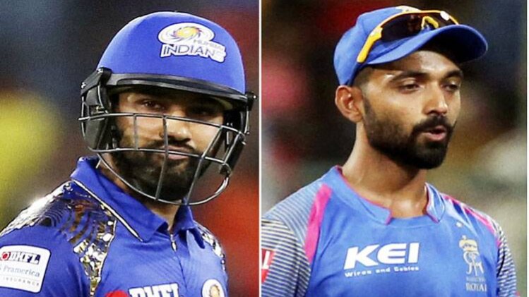 दोनों कप्तान, रोहित शर्मा और अंजिक्य रहाणे