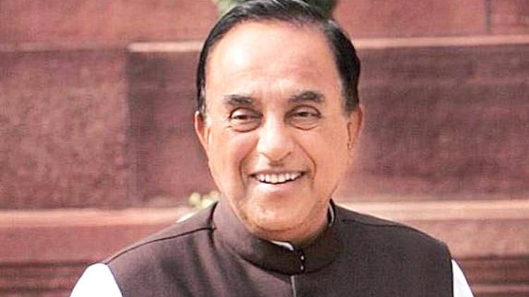 बीजेपी के वरिष्ठ नेता सुब्रमण्यम स्वामी 