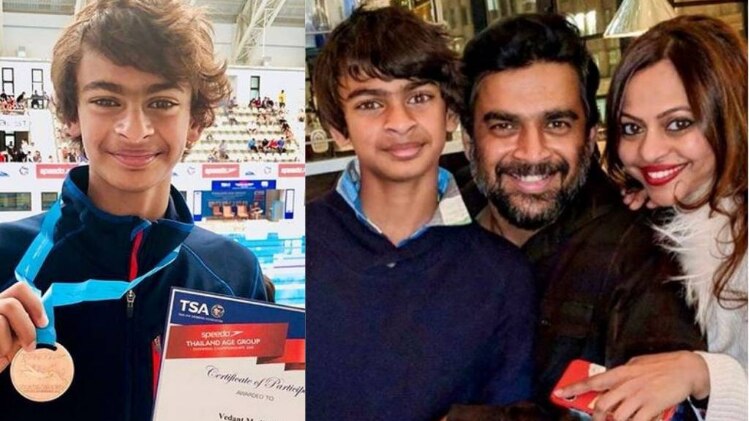 माधवन अपने परिवार के साथ 